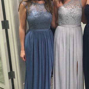 Blue bridesmaid/mother of the bride dress